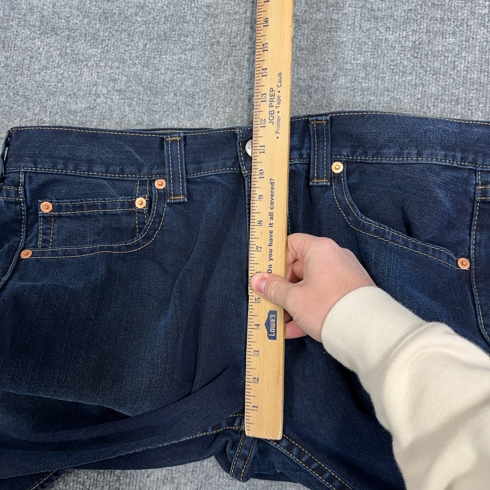 Vintage Levis Jeans Men 38x32 (FIT 40x33) Type 1 True Boot Cut Dark Wash Y2K - Picture 5 of 12